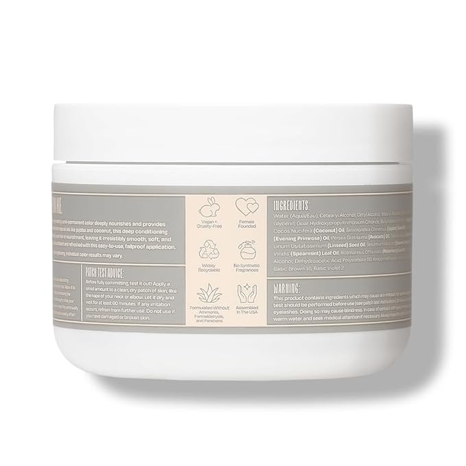 Overtone Semi Permanent Hair Color Conditioner, Cruelty-Free Hair Tint/Dye - Serene Silver, 8 oz, Nourishing, Damage-Free, Color Depositing Mask for All Hair Types with Shea Butter & Coconut Oil