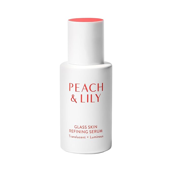 Peach & Lily - Glass Skin Refining Serum for Face (1.35 ounces) - Hyaluronic Acid Niacinamide Serum - Sensitive Skin - Vitamin B3, Peach & Yam, Peptides - Self Care, Vegan, Cruelty Free, Korean Beauty
