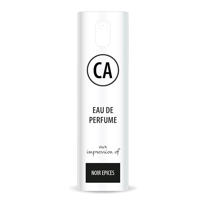 CA Perfume Impression of Noir Epices Unisex Eau De Parfum Amber Spicy Scent Long Lasting Unisex Fragrance Travel Size TSA Ready for Day and Night Wear 0.33 Fl Oz 10ml