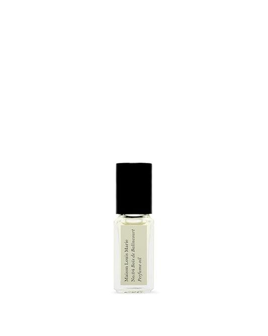 Maison Louis Marie - No.04 Bois de Balincourt Natural Roll-On Perfume Oil Sample | Luxury Clean Beauty + Non-Toxic Fragrance (0.1 fl oz | 3 ml)