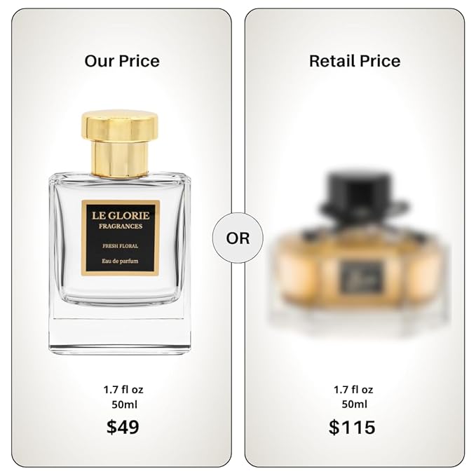 Inspired by G*cci Flora (Discontinued-Limited Edition) Eau de Parfum, Fresh Floral EDP, Long Lasting 12-14 Hours Perfume Spray for Women, All Skin Types - 1.7 oz 50ml