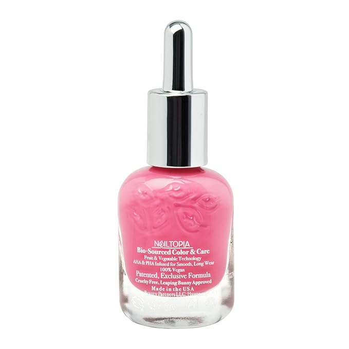 Nailtopia Bio-Sourced, Chip Free Nail Lacquer - All Natural, Strengthening Biotin and Superfood-Infused Polish - Chip Resistant Formula - Quick-Dry, Long Lasting Wear - Bronze And Boujee - 0.41 oz