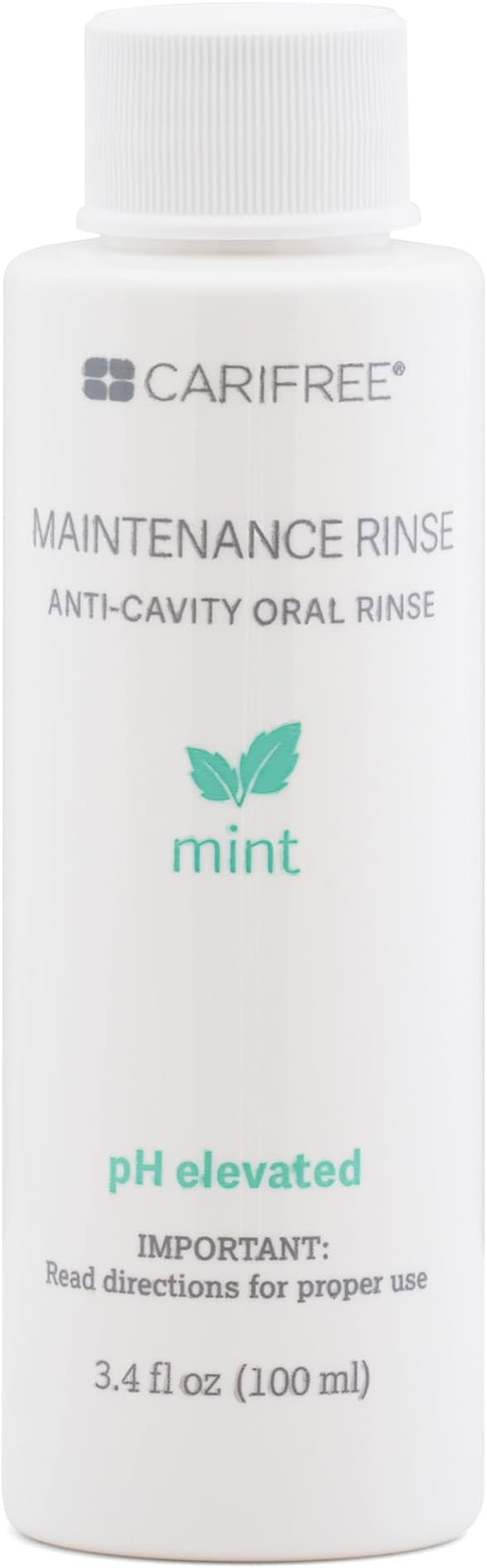 CariFree Maintenance Rinse, Mint (Full Size + Travel Sized) Fluoride Mouthwash | Anti-Cavity Oral Care | Xylitol | Elevated pH | Cavity Prevention | Alcohol Free