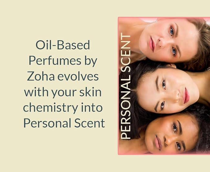 Zoha White Musk - White Musk Perfume for Women and Men, Alcohol Free Perfume Oil Roll On, Natural Clean Travel Size Parfum, 6ml Roller