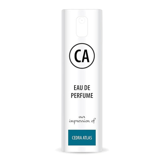 CA Perfume Impression of Cedre Atlas Unisex Eau De Parfum Woody Scent Long Lasting Unisex Fragrance Travel Size TSA Ready for Day and Night Wear 0.33 Fl Oz 10ml
