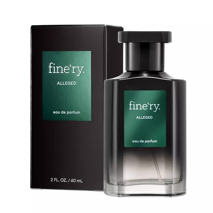 Finery ALLEGED Men's Eau De Parfum | Men's Eau De Cologne, 2 fl oz | With Makeup Remover Pads Gift
