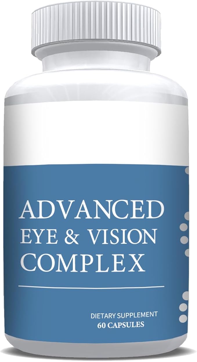 #1 Complete Research Vision Formula Advanced Eye Health Vitamin & Mineral Supplements for Adults w/Bilberry, Lutein, Zeaxanthin, Lycopene, Resveratrol | Supports Eye Strain, Dry Eyes 60 Capsules
