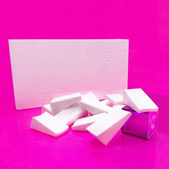 Artist's Choice 250 Pack Makeup Sponge Mini Applicator Wedges, Triangle Cosmetic Sponges for Foundation, Blush, Eye Shadow, Blending and Smoothing, Disposable, Latex Free