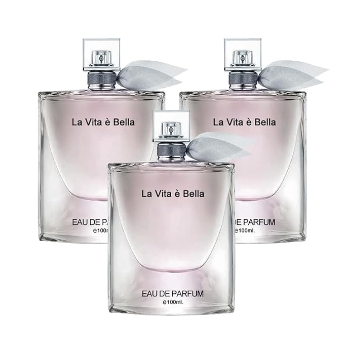 Women Perfume La Vita e Bella Eau de Parfum Natural Spray Elegant Scent Fragrance for all Skin Types 3.3 Fluid Ounce
