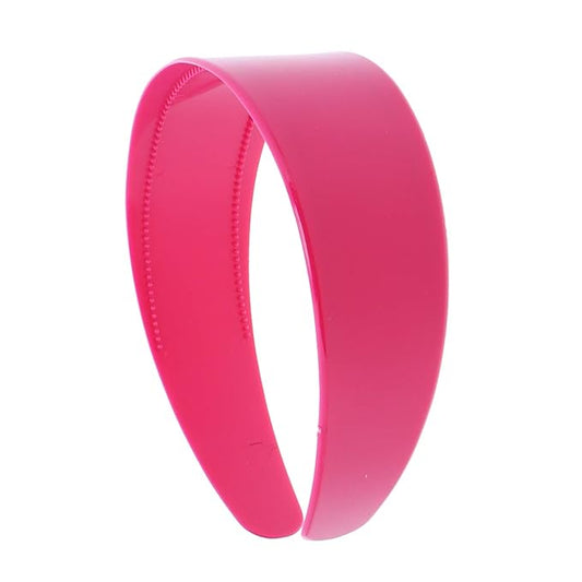 Motique Accessories Mauve 2 Inch Hard Plastic Headband with Teeth Women and Girls wide Hair band