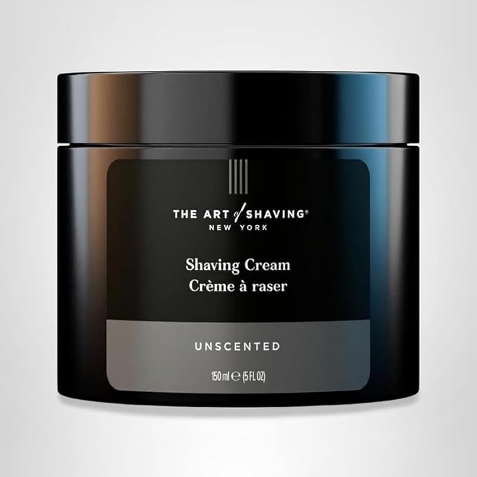 The Art of Shaving Unscented Shaving Cream for Men - Beard Care, Protects Against Irritation and Razor Burn, Clinically Tested for Sensitive Skin, 5 Fl Oz (Pack of 1)
