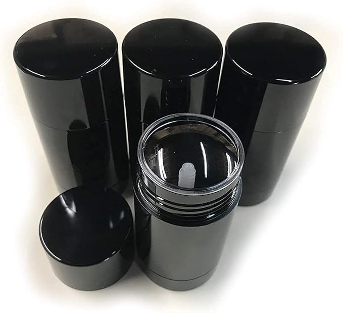 10 Pack 30ml Empty Round Deodorant Containers 1 Oz Twist Up Filling Stick Deodorant Container Plastic Deodorant Bottles Refillable Lip Balm Tube for Lipstick Crayon Chapstick DIY Make Own