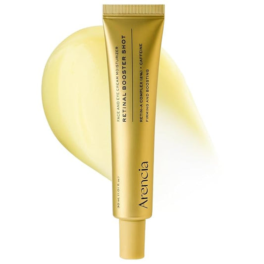 Arencia Retinal Serum, Advanced Night Serum with Retinal, Caffeine and Ectoin, Pore Refining and Firming Formula, 1.01 fl oz