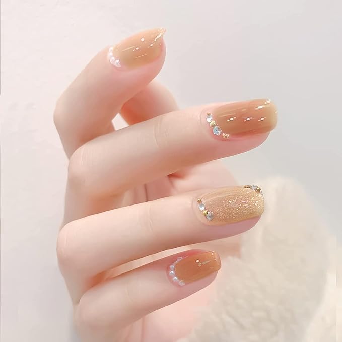 MAYCHAO 15ML Jelly Neutral Nude Gel Nail Polish 1Pc Natural Nude Gel Polish Soak off Translucent Nail Polish Nail Art Manicure Salon DIY at Home, 0.5 OZ