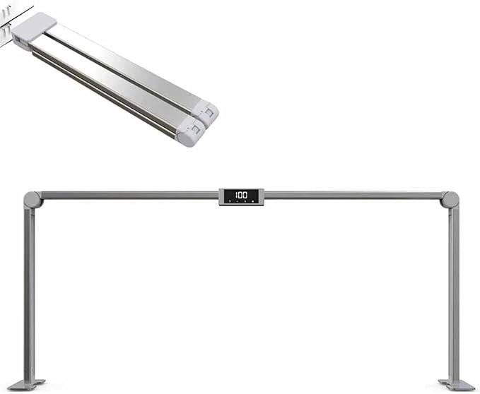 36W Foldable LED Nail Tech Lamp for Desk, Arch with Touch Sn, 480 Beads, 3500K-6500K Manicure Lamp, Adjustable Brightness, Lash Eyelash Tattoos