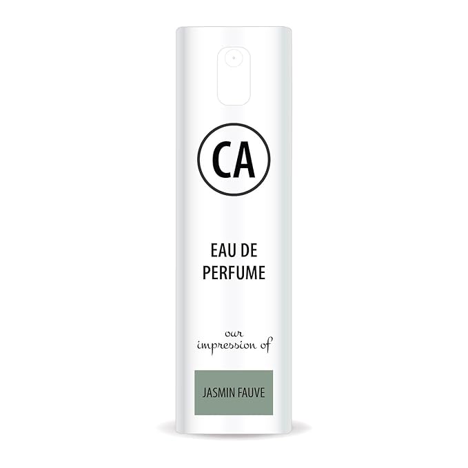 CA Perfume Impression of Jasmin Fauve Unisex Eau De Parfum Floral Scent Long Lasting Unisex Fragrance Travel Size TSA Ready for Day and Night Wear 0.33 Fl Oz 10ml