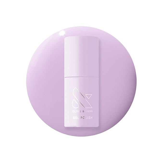 Olive & June Gel Polish | UV LED Nail Lamp Needed | Long Lasting Formula | Up to 21 Days of Wear | Damage-Free Removal | Salon-Quality Manicure, Pedicure at Home | You're Invited | Lilac