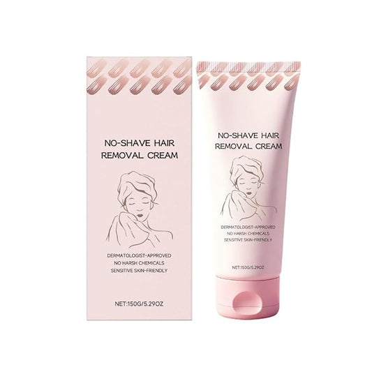 No Shave Hair Removal Cream, Suitable for Sensitive Skin, Moisturizes and Nurtures Skin, Leaving it Soft and Protected after Hair Removal150ML/5.29FL OZ (1)