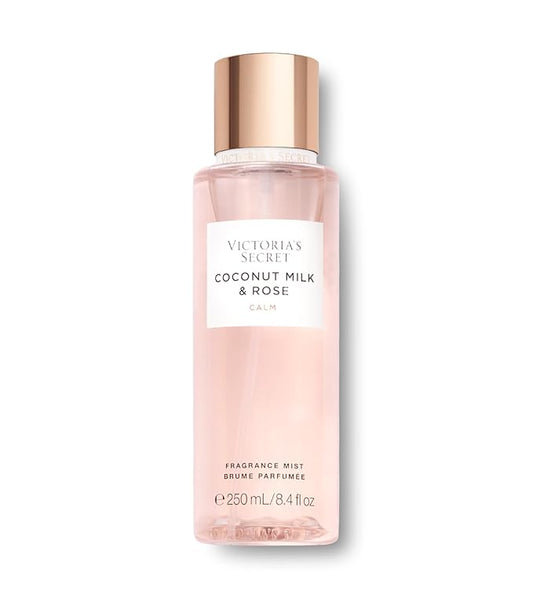 Victoria's Secret Coconut Milk and Rose Body Mist for Women, Feel Calm Women’s Fragrance, 250 ml / 8.4 oz