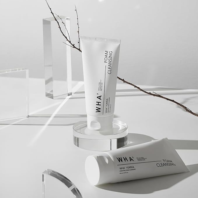 WHA’ YUNSUL Rice Bran Essential Cleansing Foam (5.07 fl.oz)