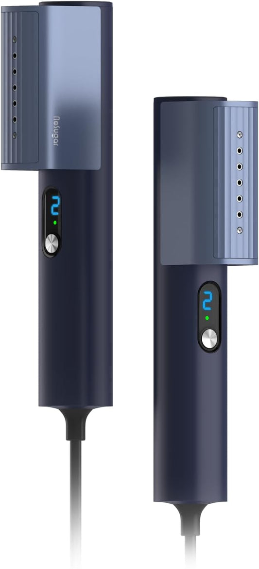 nesugar G3 Pro Smart Handheld Steamer for Clothes – Global Voltage Adaptation, Palm-Sized & Lightweight (0.8lb), Dual Steam Modes, Auto Shut-Off, Travel & Home Double Use (navy blue)