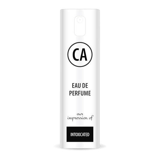 CA Perfume Impression of Intoxicated Unisex Eau De Parfum Aromatic Spicy Scent Long Lasting Unisex Fragrance Travel Size TSA Ready for Day and Night Wear 0.33 Fl Oz 10ml