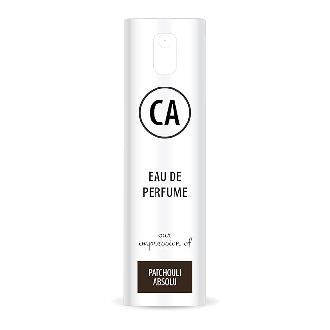 CA Perfume Impression of Patchouli Absolu Unisex Eau De Parfum Woody Scent Long Lasting Unisex Fragrance Travel Size TSA Ready for Day and Night Wear 0.33 Fl Oz 10ml