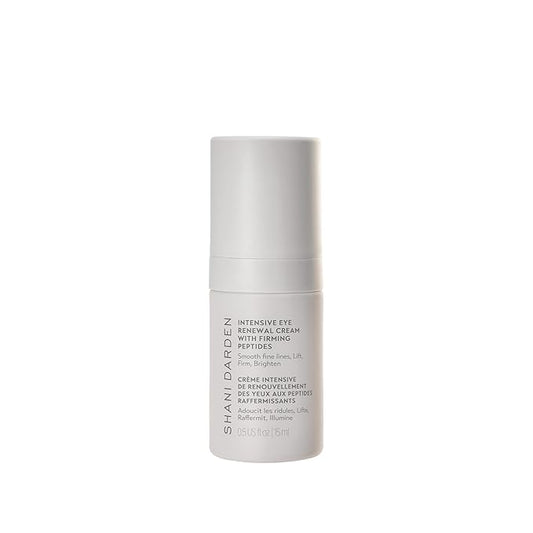 SHANI DARDEN Intensive Eye Renewal Cream, Hydrating Under Eye Cream for Dark Circles, Fine Lines, Wrinkles & Crows Feet with Niacinamide, Shea Butter & Ceramide, Crease-Free & Makeup-Ready, 0.50 fl oz