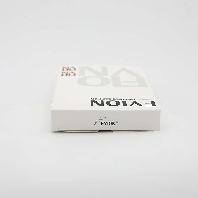 FVION Cuticle Trimmer – Professional Cuticle Nippers, Rubber Coated Handle Manicure Tools – Stainless Steel Cuticle Cutter for Nails (5mm), Red