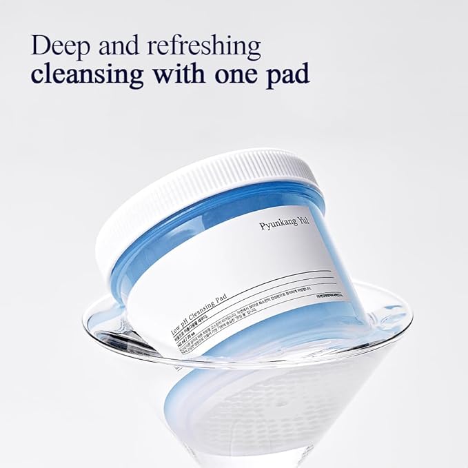 Pyunkang Yul PKY Low pH Cleansing Pad, 140ml 70ea Makeup Cleansing Wipes Hypoallergenic and dermatologist-tested