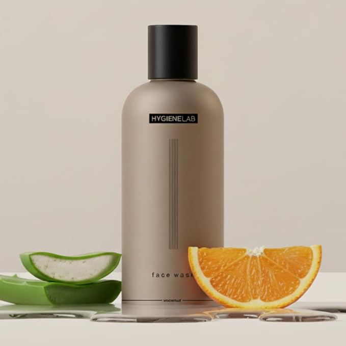 HygieneLab Face Wash – EWG Verified, Gentle & Hydrating Cleanser with Aloe, Niacinamide & Vitamin C, Removes Dirt Without Stripping Skin (5 fl oz)