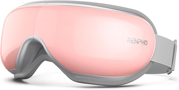 RENPHO Eyeris 1 Eye Massager with Heat, Christmas Birthday Gifts for Women Men Mom Dad Her Him, Eye Mask for Migraine, Smart Sleep Mask for Dry Eyes Relax, Reduce Strain