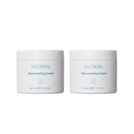 Nu Skin Rejuvenating Cream | Expertly Formulated Moisturizer for Dry Skin, Infused with Hyaluronic Acid, Nourishing Vitamins, and Unique Moisture-Binding Technology | 1.7 Fl Oz | 2 Pack
