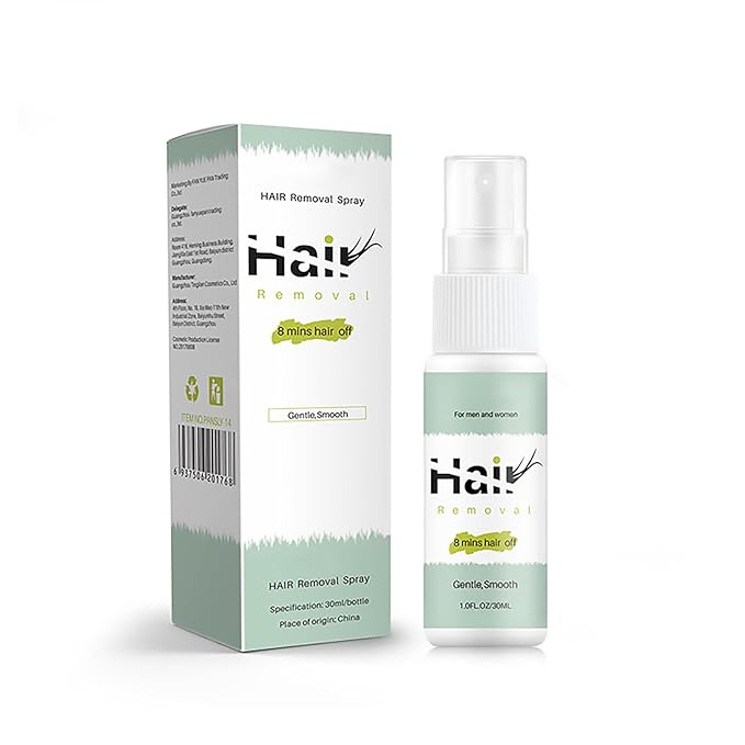Hair Removal Spray，Painless Permanent Hair Removal Inhibitor Spray for Hands, Legs, Underarms and Lips，100% Natural Ingredients, Mild and Non-Irritating，30ml