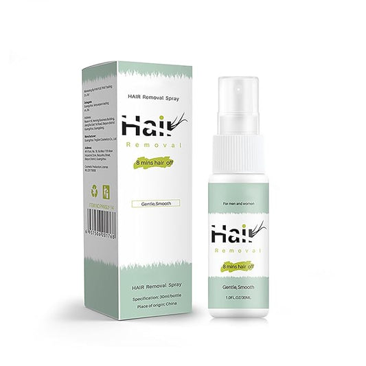 Hair Removal Spray，Painless Permanent Hair Removal Inhibitor Spray for Hands, Legs, Underarms and Lips，100% Natural Ingredients, Mild and Non-Irritating，30ml