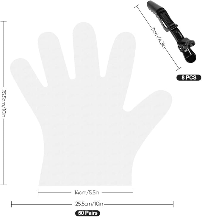 Hair Dye Brush and Bowl Set Hair Dye Kit Hair Tint Dying Coloring Tool Hair Dye Comb with Ears Covers Hairdressing Clips and Hair Dye for Salon and Personal DIY (78 Pieces)