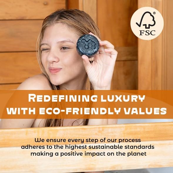 NOLE CARE Sustainable Bar Shampoo with Citrus & Batana Oil, for Oily Hair (3 oz) - PH Balanced, Rice Protein Based, Clarifying Shampoo, Sulfate-Free, Plastic-Free