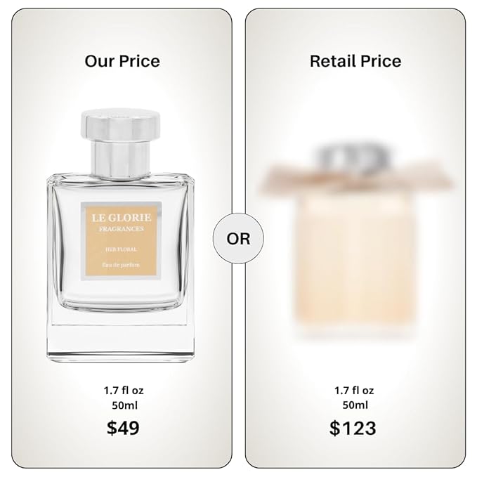 Inspired by Chl.oé Chl.oé, Her Floral EDP, Long Lasting 12-14 Hours Perfume Spray for Women, Unisex, All Skin Types, Cruelty Free - 0.33 oz 10ml