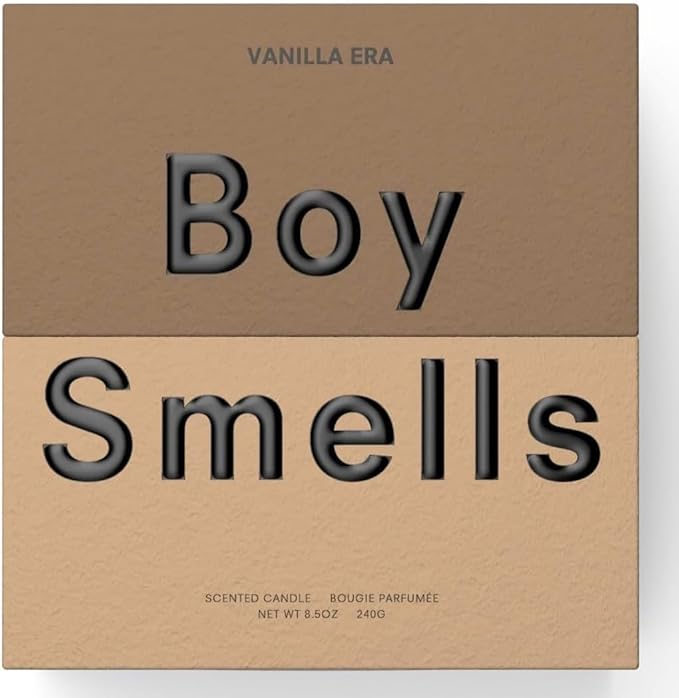 Boy Smells - Vanilla Era Scented Candles for Men and Women - 27 oz - Soy, Coconut Wax Candle Blend - Aromatic Candles for Home with Black Amber, Coffee, Incense - 100-Hour Burn - Cotton Wick