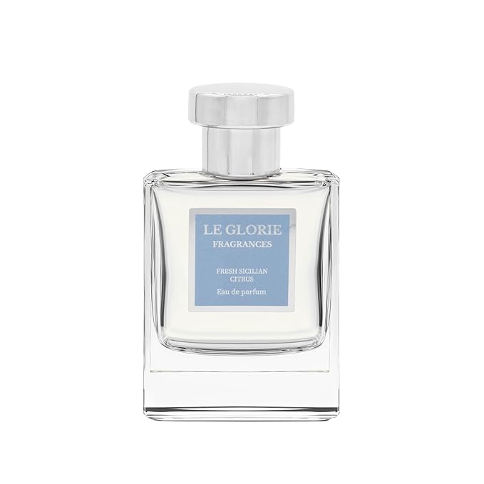 Inspired by L*ght Blue, Fresh Sicilian Citrus EDP, Long Lasting 12-14 Hours Perfume Spray for Men, Unisex, All Skin Types, Cruelty Free - 1.7 Fl oz 50ml