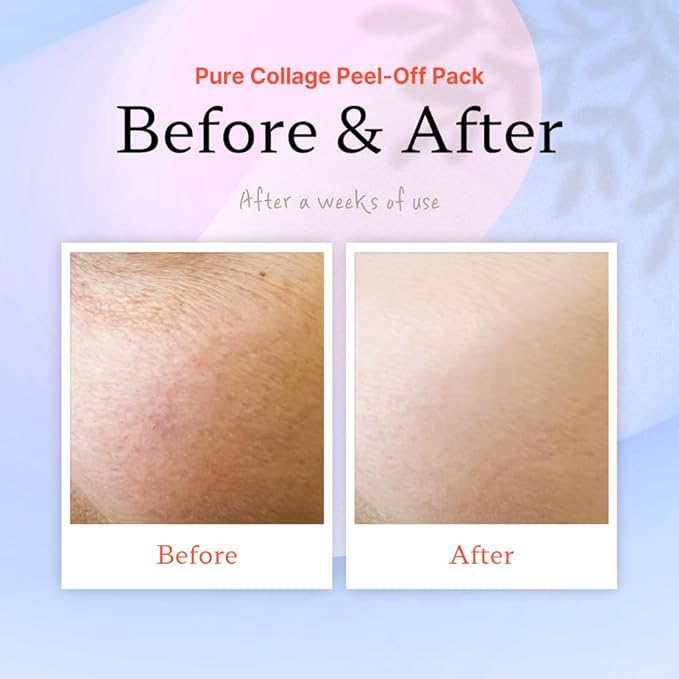 ELT Pure Collagen Peel-Off Wrapping Facial Mask Pack with Pack Brush (2 count (Pack of 2))