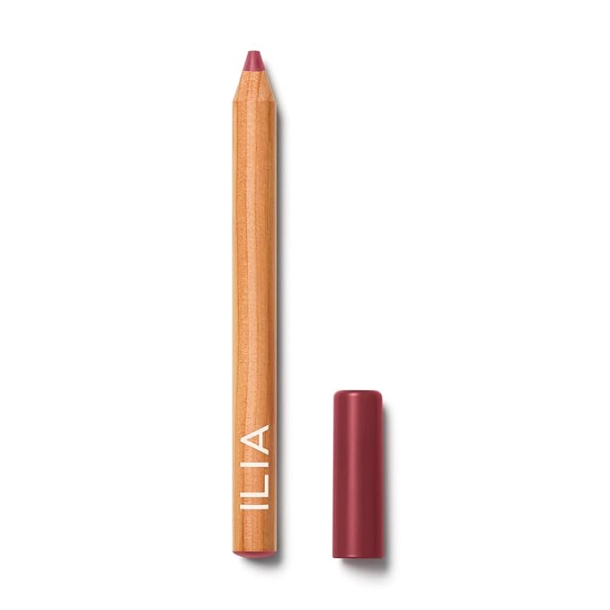 ILIA - Lip Sketch Hydrating Crayon | Hydrate, Plump, Smooth, Strengthen | Long Lasting up to 12-Hours, Bleed-Resistant, Soft-Matte | Barrier-Building, Non-Toxic, Cruelty-Free (Rhyme)