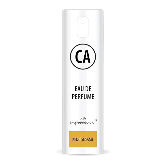 CA Perfume Impression of Kedu Sesame Unisex Eau De Parfum Chypre Floral Scent Long Lasting Unisex Fragrance Travel Size TSA Ready for Day and Night Wear 0.33 Fl Oz 10ml
