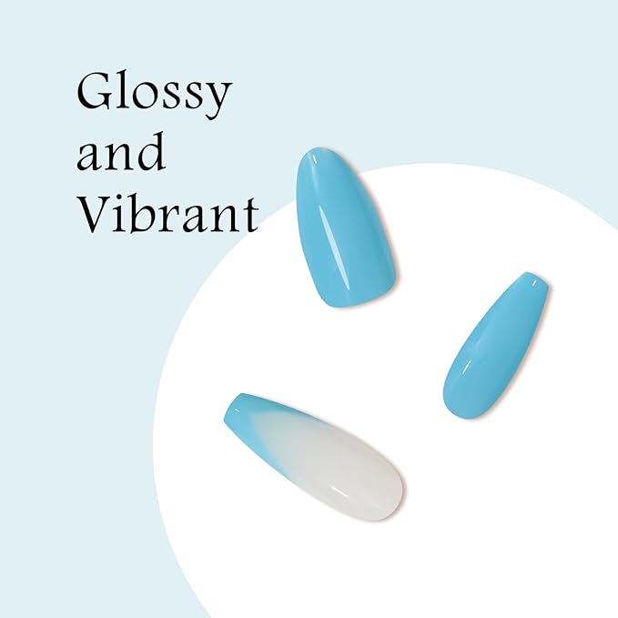 MAYCHAO 15ML Gel Nail Polish 1Pc Deep Sky Blue Gel Polish Soak Off UV LED Nail Polish Nail Art Starter Manicure Salon DIY at Home, 0.5 OZ