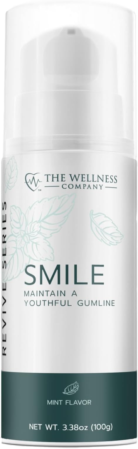 Smile Toothpaste - Gum Health, Natural Whitening, Smooth Feel - Flouride-Free, Peroxide-Free, BPC-157 Peptide