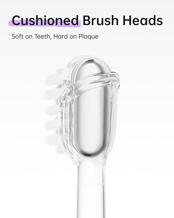 Laifen Wave Special Electric Toothbrush, New 2025 Version Oscillation & Vibration Sonic Electric Toothbrush for Adults with App, 2 Brush Heads, IP68 Waterproof Travel-Friendly (Misty Lavender)