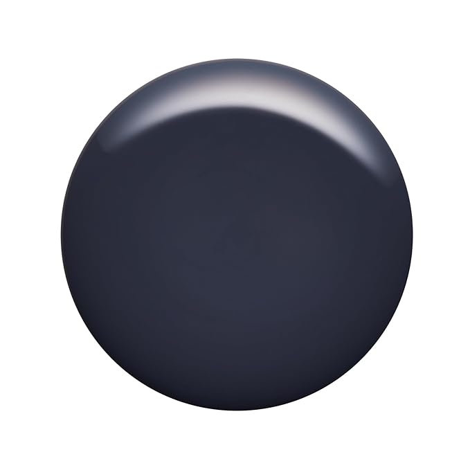 Nailtopia - Plant-Based Chip Free Nail Lacquer - Non Toxic, Bio-Sourced, Long-Lasting, Strengthening Polish - Back to Basics (Dark Grey) - 0.41oz