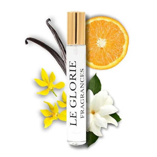 Inspired by C-Hha Ga-bri.e-lle - White Sweet Bloom EDP, Long Lasting Luxury Perfume Spray for Women, All Skin Types, Cruelty Free - 0.33 oz 10ml