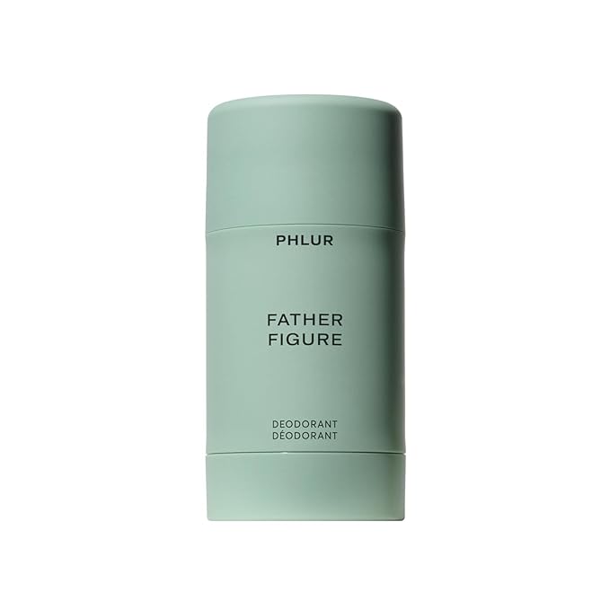 PHLUR Father Figure Natural Deodorant - 48 Hour Odor Protection Baking Soda Free & Aluminum Free Deodorant - Salicylic Acid, Arrowroot Powder & Tamanu Oil - No Residue or Irritation