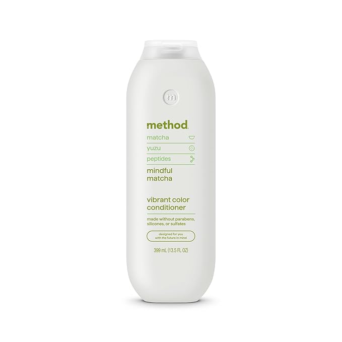 Method Color Protect Conditioner, Mindful Matcha, Matcha + Yuzu + Jasmine notes, 13.5oz